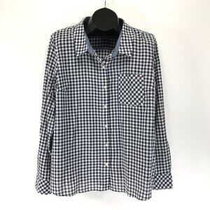 Tommy Hilfiger Gingham Button Up Shirt Women's Plus XXL Long Sleeve 100% Cotton